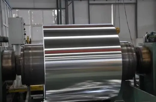 Kay aliminyòm Feuille Rewinding ak koupe machin